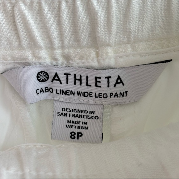• [Athleta] Cabo Linen Pant • - Picture 8 of 12
